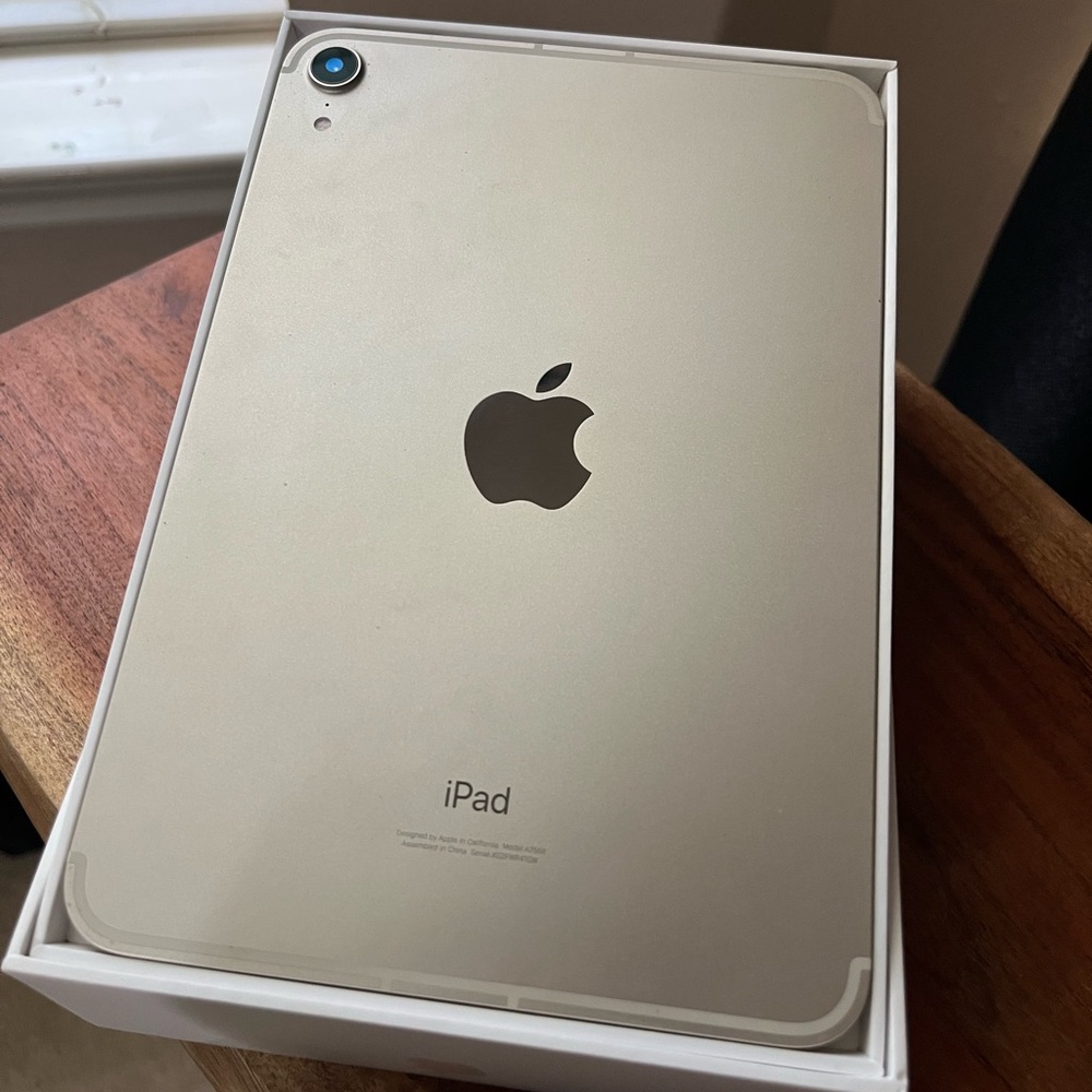 Apple iPad mini 6 generation- Starlight